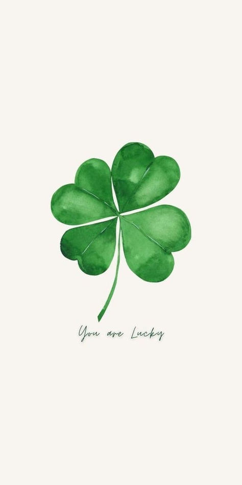 st. patrick's day wallpaper: watercolored lucky clover Clover Aesthetic Wallpaper, St. Patrick's Day, Cute Green Wallpapers, Luck Aesthetic, St Patrick's Day Wallpaper, Green Profile, Enchanting Wallpaper, Green Wallpaper Phone, Magic Wallpaper