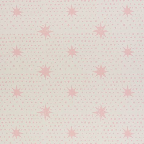 Schumacher - Wallcovering for Every Decor Star Pink Wallpaper, Schumacher Wallpaper, Bold Wallpaper, Dots Wallpaper, Wallpaper Rolls, Star Wallpaper, The Heavens, Star Design, Wallpaper Samples