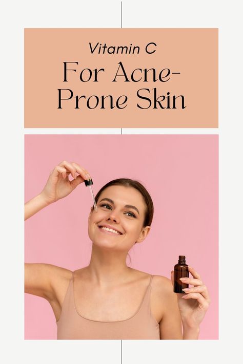 The Ultimate Guide: Vitamin C for Acne-Prone Skin Benefits Of Vitamin C, Forehead Acne, Treating Acne, Nutrition Drinks & Shakes, Best Vitamin C, Vitamin C Benefits, Treat Acne, Yes It Is, How To Treat Acne