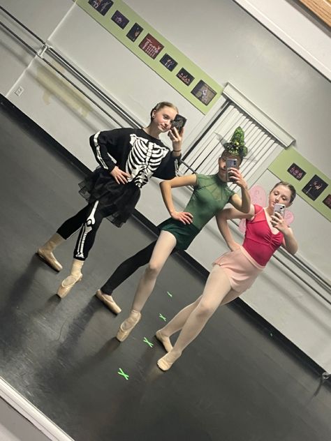 Ballet Class Halloween Costumes, Trio Halloween Costumes, Halloween Dance, Ballet Class, Dance Class, Random Things, Halloween Costumes, Ballet Skirt, Ballet