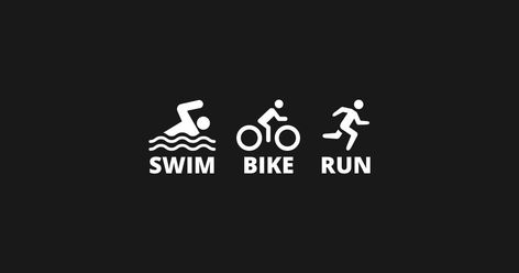 Triathlon Swim Bike Run Swim Bike Run, Bike Run, Triathlon, Funny Design, Coaching, Swimming, Bike, Running, Funny