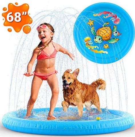 Hurry over to Amazon where you can score this highly-rated and best selling Inflatable Splash Pad Sprinkler for Kids for ONLY $19.96 + FREE Shipping! This is regularly priced at $34.95 and looks like lots of fun for summer! Hurry – this price is only good for today, 7/20/2020. The post Splash Pad Sprinkler, ONLY $19.96 + FREE Shipping! (Regularly $35, 7/20 Only) appeared first on Sweet2Save. Swimming Pool Hacks, Play Sprinklers, Toddler Water Table, Kids Swimming Pool, Pool Material, Backyard Fountain, Kids Sprinkler, Wading Pool, Fun Backyard