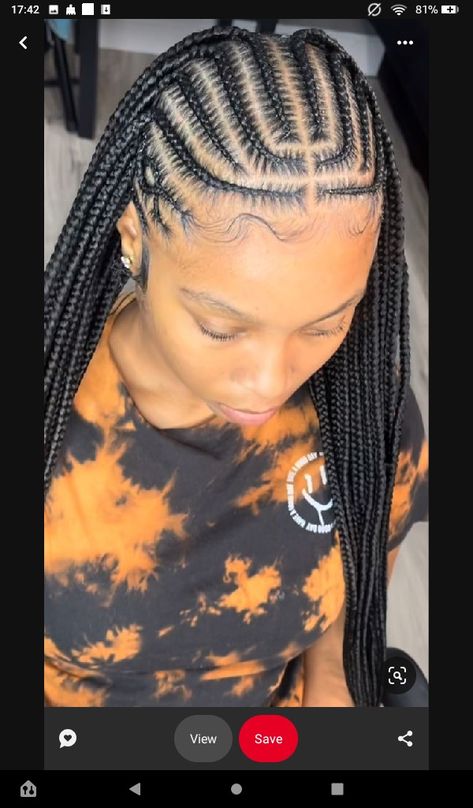 Cornrow With Braids, Fulani Styles, Knotless Cornrows, Braiding Ideas, Cornrows With Box Braids, African Soap, Braided Hairstyles For Black Women Cornrows, Protective Hairstyles For Natural Hair, Feed In Braids Hairstyles