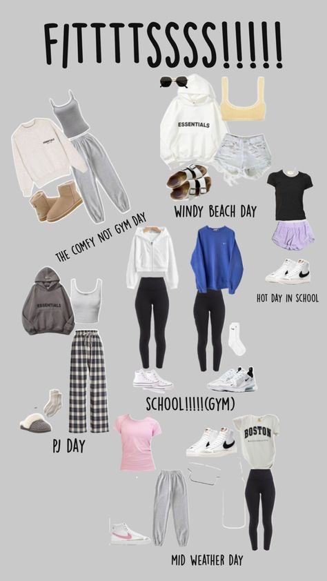 Pj Outfit For School, Cute Pj Outfits, Outfits To Wear To School, Pj Outfit, Comfy School Outfits, Pj Day, Preppy Outfits For School, Middle School Outfit, Camping Outfits