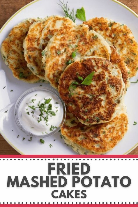 Fried Mashed Potato Cakes are the ultimate indulgence for potato lovers everywhere. These little cheesy pockets of pure deliciousness will have you coming back for seconds and possibly thirds. Fried Mashed Potato Cakes, Fried Mashed Potato Patties, Fried Potato Patties, Mashed Potato Pancakes Recipe, Fried Potato Cakes, Fried Mashed Potatoes, Mashed Potato Patties, Mashed Potato Pancakes, Mashed Potato Cakes