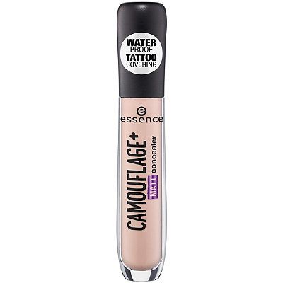 Covering Tattoos With Makeup, Tattoo Makeup Coverup, Camouflage Concealer, Essence Makeup, Fixing Spray, Covering Dark Circles, Essence Cosmetics, Medium Skin Tone, Rose Lights