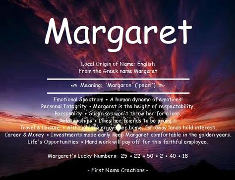 First Name Creations: Name Meaning Margaret Name, Meaning Name, Personal Integrity, Greek Names, Short Names, Name Games, The Golden Years, Baby Names And Meanings, What Is Your Name