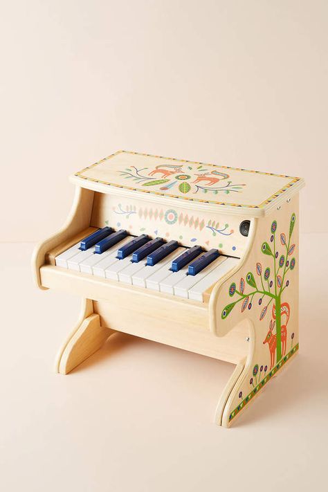 Toy Piano Kids Piano, Toy Piano, Toy Instruments, Kids Electronics, Tiny Hand, Wood Toys, Baby Room Decor, Step Stool, Color Coding