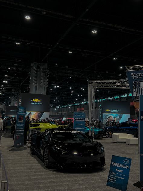 supercars, chicago auto show, mclarens, black car aesthetic, car aesthetic Car Dealership Aesthetic, Car Show Aesthetic, Black Car Aesthetic, School Dr, Chicago Auto Show, Aesthetic Car, Car Aesthetic, Good Morning Coffee, Boarding School