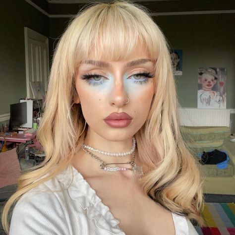 Eve on Instagram: “Recreated @naezrahlooks colourful undereye look n it came out so cuteee <3” Experimental Makeup Looks, Solange Makeup, Fairy Core Makeup, Cybercore Makeup, Surreal Makeup, Swag Makeup, Ethereal Makeup, Cool Makeup Looks, Dope Makeup