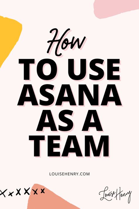 This Asana tutorial for team management will take your business to the next level! Read more: www.louisehenry.com/blog/team-management-asana-tutorial Asana Tips, Asana Project Management, Team Management, Work Productivity, Small Business Plan, Small Business Inspiration, Productive Things To Do, Task Management, Business Plan Template