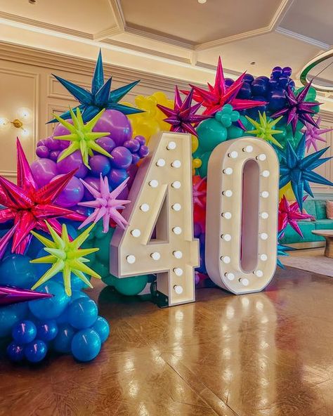 Disco Party Balloon Arch, 80s Party Balloon Arch, 80s Balloon Garland, 80s Theme Balloons, 80s Themed Balloon Arch, Disco Balloon Arch, Balloon Arch Neon, Business Party, 40th Balloon Ideas