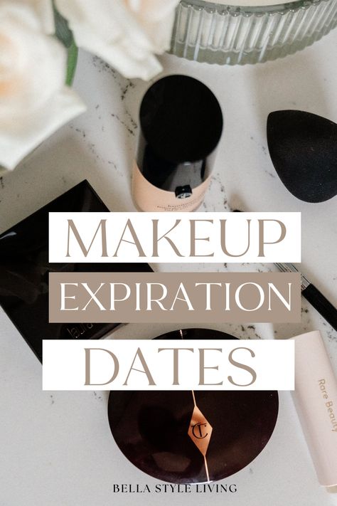 I never knew about makeup expiration date guidelines until now! I can't believe how long you should keep your mascara before you have to toss it out! Makeup Expiration Guide, Makeup Expiration, Makeup Shelves, Eye Infections, Routine Tips, Beauty Routine Tips, About Makeup, Estee Lauder Double Wear, Skincare Organization