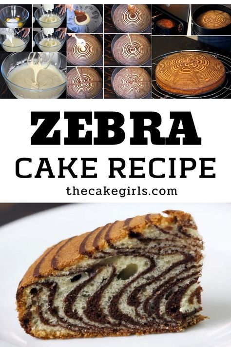 Best Zebra Cake Recipe Zebra Cake Recipe, Moist Vanilla Cake, Zebra Cake, Vanilla Paste, Gorgeous Cakes, Vegetarian Chocolate, Cookies And Cream, Yummy Cakes, Layer Cake