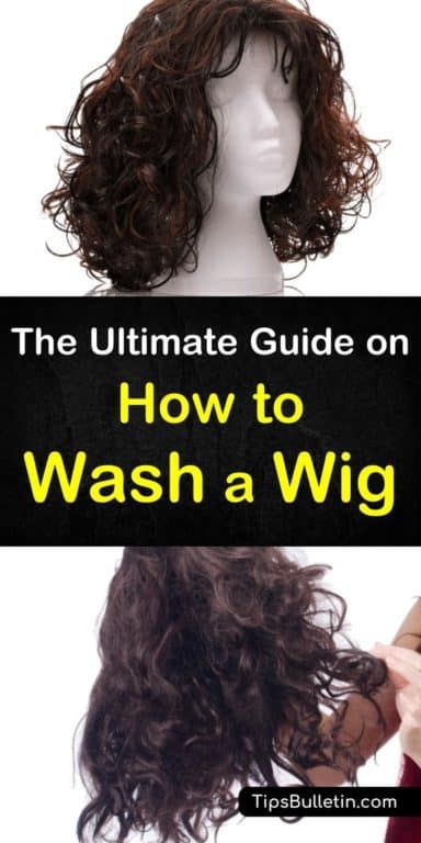 Step-by-step tutorials on how to wash a wig. Whether your wig has curls or is straight, is blond or light browns, learn how to get it clean with shampoos and other natural products. Learn how to make curls and style your hair with these lessons. #washing #cleanwig #wigs #stylewigs Baldy Lox Wigs, Washing Wigs How To, How To Wash A Synthetic Wig, How To Wash Synthetic Wigs, How To Wash A Wig, Wig Hacks, Wig Maintenance, Styling Wigs, Clothes Cupboard