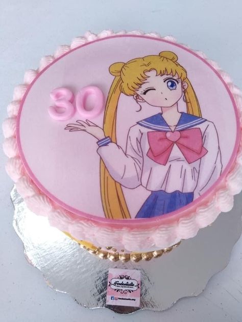 Sylveon Cake Ideas, Sailor Moon Cake Ideas, Pastel Sailor Moon, 28th Birthday Ideas, Sailor Moon Cakes, Sailor Moon Party, Sailor Moon Birthday, 30th Birthday Themes, Anime Cake