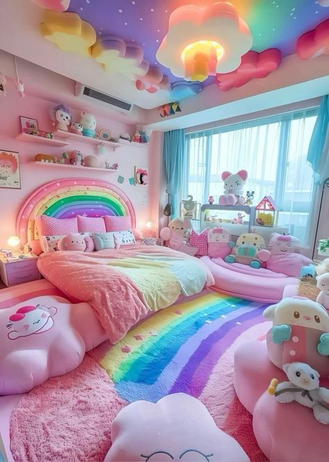 Bedroom Ideas For Kids, Unicorn Rooms, Unicorn Room Decor, Nautical Room, Plush Unicorn, Unicorn Bedroom, Boho Bedroom Ideas, Coastal Room, Kids Bedroom Inspiration