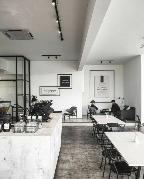 Bistro Box, Coffee Lounge, Korean Cafe, Bakery Interior, Rustic Cafe, Cafe Black, Bakery Design Interior, Coffee Shop Interior Design, Black Interior Design