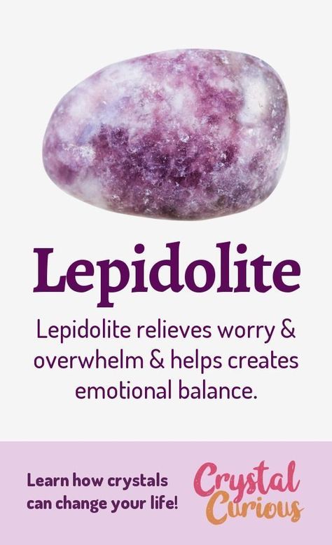 Lepidolite Meaning & Healing Properties. Lepidolite relieves worry & overwhelm & helps creates emotional balance. Learn about healing crystals for beginners and gemstones properties at CrystalCurious.com. Create positive energy and learn new age healing techniques with crystal therapy. #crystals #crystalhealing #newage #positiveenergy #gemstones #energyhealing #crystalcurious Lepidolite Meaning, Crystals For Beginners, Sterling Necklace, Gemstone Properties, Crystals Healing Properties, Spiritual Crystals, Gemstone Meanings, Crystal Therapy, Crystal Healing Stones