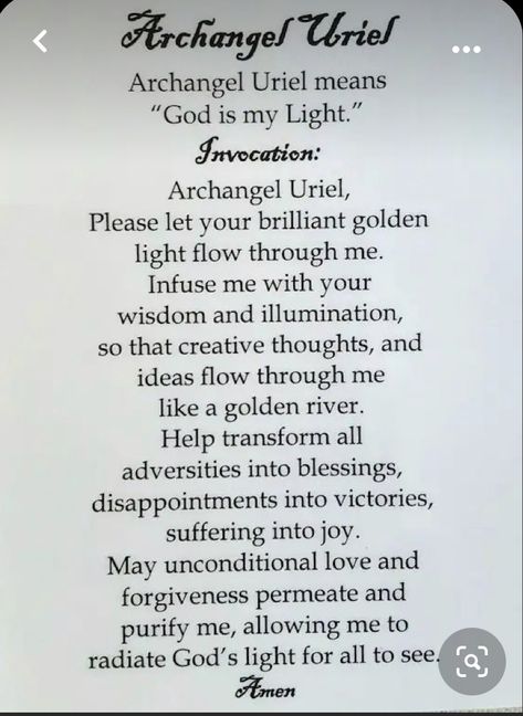 Archangel Uriel Prayer, St Uriel, Uriel Archangel, Archangel Ariel, Archangel Haniel, Arch Angel, Archangel Uriel, Archangel Prayers, 4 Directions