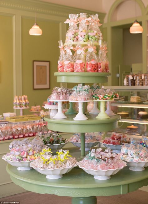 Cupcake Store, Candy Store Design, Candy Store Display, Cake Shop Design, Boutique Patisserie, Patisserie Shop, Candy Stores, Buffet Dessert, Bakery Shop Design