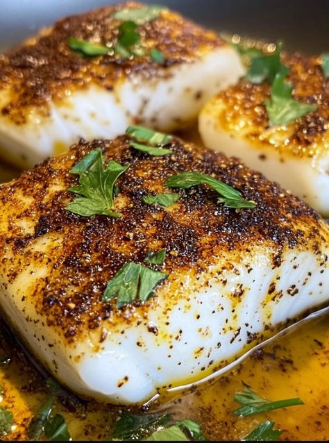 health meal, low carbs meals, keto meal Cod Recipes From Frozen, Low Carb Cod Fish Recipes, Cod Loins Recipes, Cape Cod Recipes, Cod On The Blackstone, Blackstone Cod Recipes, Alaskan Cod Recipe Baked, Black Cod Recipe Baked, Baked Blackened Cod