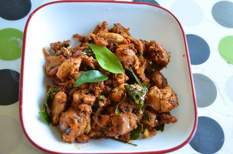 Bonne Nutrition: Spicy Curry Leaf Chicken Fry (Kerala style) Recipes With Curry, Desi Dishes, Curry Leaf, Chicken Fry, Spicy Curry, Indian Chicken Recipes, Recipes Asian, Indian Diet, Indian Chicken