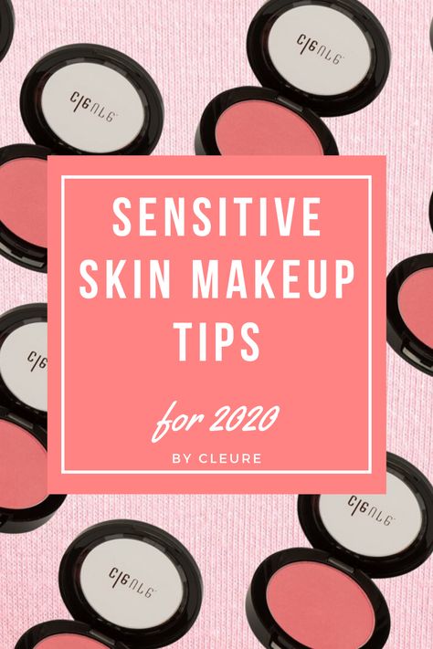 Don't let sensitive skin and allergies stop you from your makeup routine goals! Cleure is here to help by creating clean and pure makeup products! Best Makeup For Sensitive Skin, Tips For Sensitive Skin, Makeup For Sensitive Skin, Sensitive Skin Routine, Routine Goals, Fragrance Free Makeup, Seasonal Makeup, Pure Makeup, Sensitive Skin Makeup