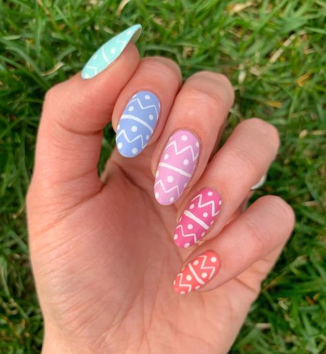 Egg Nails, Easter Nails Design Spring, Easter Nail Designs, Easter Nails, Neutral Nails, Simple Nail Designs, Chic Nails, Cute Acrylic Nails, Holiday Nails