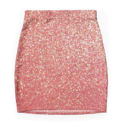 Glitter Mini Skirt, Blush Gold, Blush And Gold, Skirt Design, Pink Glitter, Rose Pink, Skirts For Sale, Gold Rose, Pink Roses