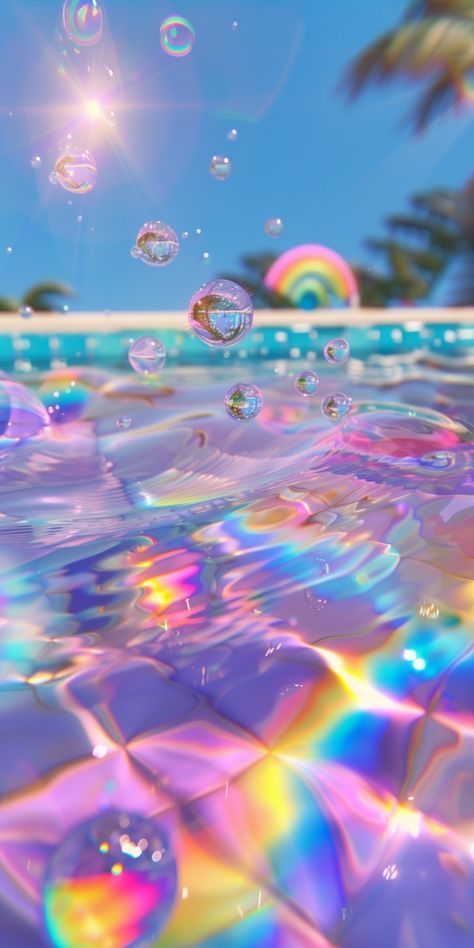 Somewhere Over The Rainbow Aesthetic, Rainbow Y2k Aesthetic, Vibrant Colors Aesthetic, Colorful Summer Aesthetic, Fresh Vibes, Vibrant Decor, Whatsapp Wallpaper Cute, Cute Summer Wallpapers, Pretty Phone Wallpaper