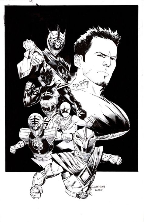 Dan Mora Art, Dan Mora, Jason David Frank, Power Rangers Comic, Power Rangers Art, Go Go Power Rangers, Conan The Barbarian, Art Comic, Mighty Morphin Power Rangers