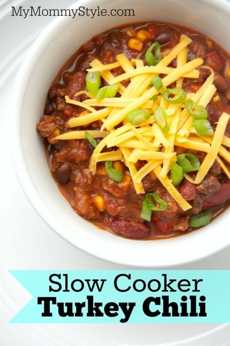 easy slow cooker turkey chili Crock Pot Turkey Chili, Slow Cooker Turkey Chili Recipe, Crock Pot Turkey, Turkey Chili Crockpot, Turkey Chili Recipe, Slow Cooker Turkey Chili, Chili Chili, Crockpot Turkey, Chili Recipe Turkey