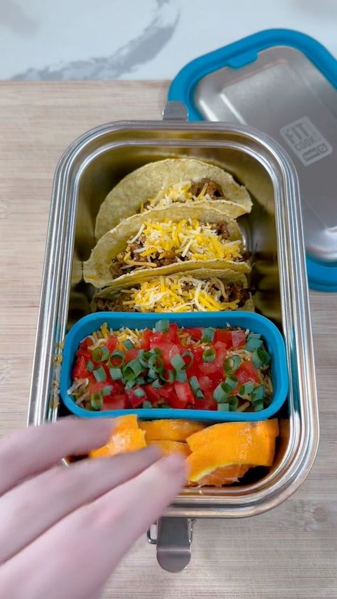 29K views · 772 reactions | Husband’s Lunch 😃 Comment with Send Link and I will DM you the link to the lunchbox 🥰. Anyone else’s significant other want tacos every day? My husband sure would 🤣 too bad I give him something else most days but on Wednesdays it’s likely going to be tacos 🌮 seasoned with our favorite Flavor God Taco Tuesday 🤤 and packed in our @bydash . What did you pack for your or your significant other’s lunch today?. #LunchForMyHusband #WorkLunch #Lunches #TacoTuesday #Tacos #TacoTuesday #Lunch #Lunchbox #LunchboxIdeas #WorkLunches #WorkLunchIdeas #WorkLunchbox #Bento #BentoBox #LunchForWork #HusbandLunch #HusbandsLunchbox | heathercoxzzz | heathercoxzzz · Original audio Lunches For Boyfriend At Work, Husbands Packed Lunch, Lunchbox For Husband To Work, Husband Lunch Box Ideas, Blue Collar Lunch Ideas Men, Men’s Lunchbox Ideas, Packed Lunch For Husband, Lunch Box Ideas For Husband, Blue Collar Lunches