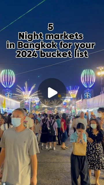 Friends from Thailand Travel Guide on Instagram: "5 Night markets in Bangkok for your 2024 bucket list 🇹🇭  #bangkok #thaifood #thai #streetfood #thaistreetfood #nightmarket #nightmarketfood #bangkokthailand #bangkoktour #thailandupdate #thailandtravel #friendsfromthailand #joddfairs #chatuchak #chinatown #theoneratchada" Thailand Travel Guide, Thai Street Food, Night Market, Thai Recipes, Thailand Travel, Bangkok Thailand, Duvet Cover Sets, Bangkok, Travel Guide