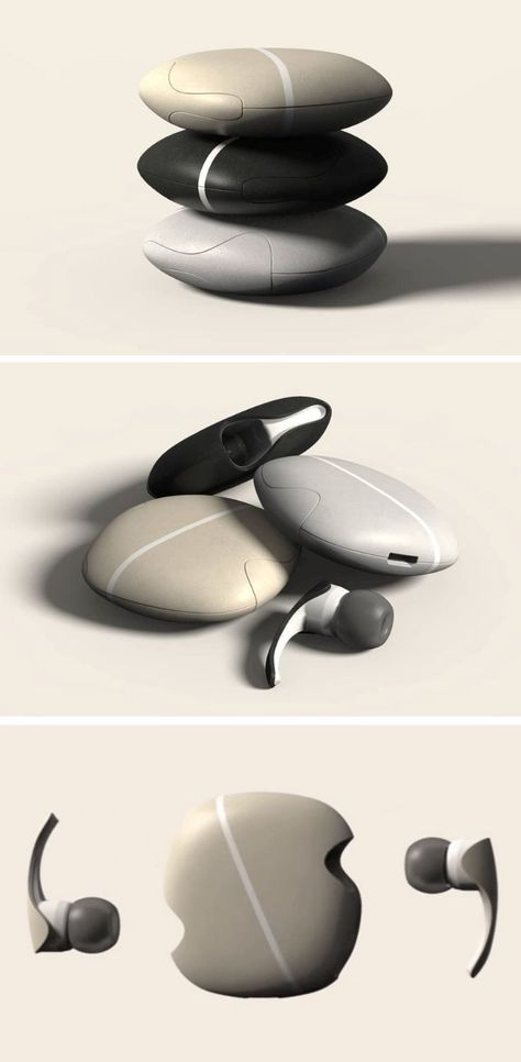 Product Design Aesthetic, Japanese Industrial Design, Stone Product Design, Soft Forms Product Design, Organic Design Product, Organic Product Design, Minimal Product Design, Nature Inspired Products, Japanese Product Design