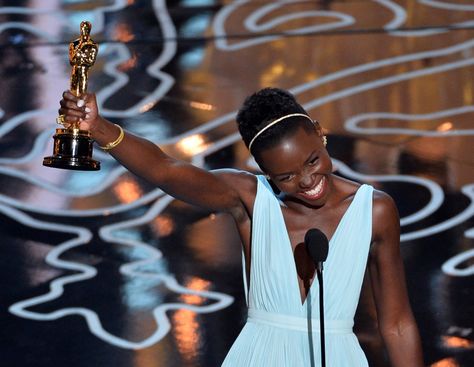 Accepting Award, Oscar Speech, Award Acceptance Speech, Award Speech, Oscars 2014, Fred Leighton, Lupita Nyongo, Bloc Party, Oscar Award