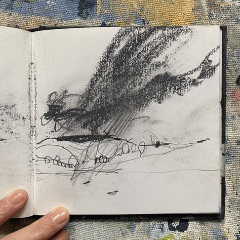 The Line of Beauty — Sam Boughton - Contemporary Landscape Artist Devon Landscape Artwork Abstract, Sketchbook Studies, Landscape Sketches, Contemporary Landscape Artists, Art Of Letting Go, Observational Drawing, Landscape Sketch, Artist Journal, Sketchbook Pages