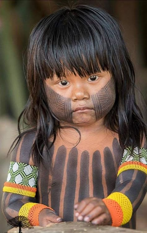 Body Painting Festival, Stunt Doubles, Kids Around The World, New Tattoo, Native American Tribes, People Of The World, World Cultures, Interesting Faces, People Photography