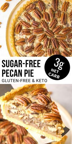 Keto Pastry, Keto Pecan Pie Recipe, Low Carb Pecan Pie, Sugar Free Pecan Pie, Keto Pies, Sugar Free Pie, Keto Pie, Keto Pecan Pie, Ketosis Recipes