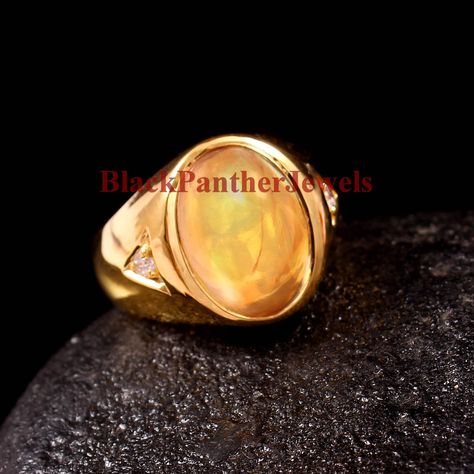 Men Pinky Ring, Men Signet Ring, Silver Ring Men, November Birthstone Ring, Signet Ring Men, Ring Men, India Jewelry, Men Ring, Yellow Citrine