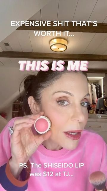 Bethenny Frankel on Instagram: "Some splurges are worth the urge… PS. DON’T BUY IF YOU DON’T NEED! #beautyreview #expensiveshit #worthit #beautyobsessed #beautyinfluencer #beautyaddict #beautytips #bethennybeautybuys #bethennymademebuyit #bethennymademetryit #concealer #meritbeauty #blush #shiseido #lipstick #narscosmetics #concealers #makeuplover #makeup #makeupreview #makeupproducts" Why Is My Makeup Blotchy, Bethany Frankel Makeup, Benefit Shellie Blush, Benefit Primer, Shiseido Lipstick, Bethany Frankel, Benefit Blush, Eye Makeup Techniques, Bethenny Frankel