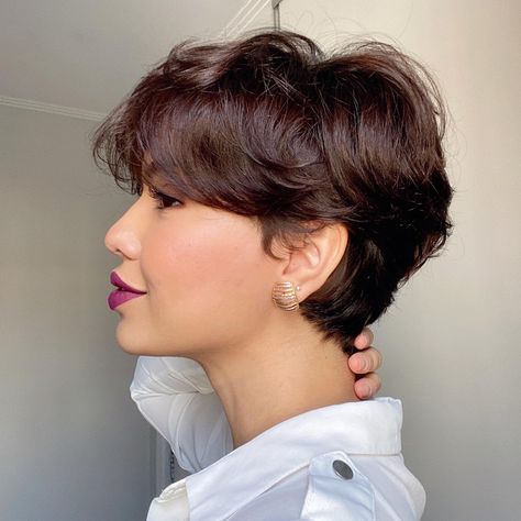 Cabelo Pixie Cut, Quick Natural Hair Styles, Really Short Hair, Lob Haircut, Shot Hair Styles, Edgy Hair, Hair Makeover, Hair Color And Cut, Short Hair Haircuts