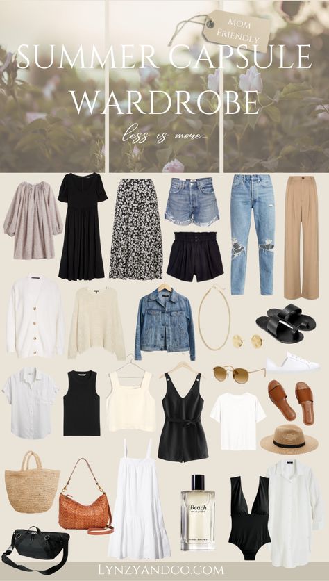 Capsule Wardrobe Outfit Ideas, Capsule Wardrobe Women, Spring Summer Capsule Wardrobe, My 2022, Flowy Summer Dresses, Capsule Wardrobe Outfits, Fashion Capsule Wardrobe, Europe Outfits, Summer Capsule