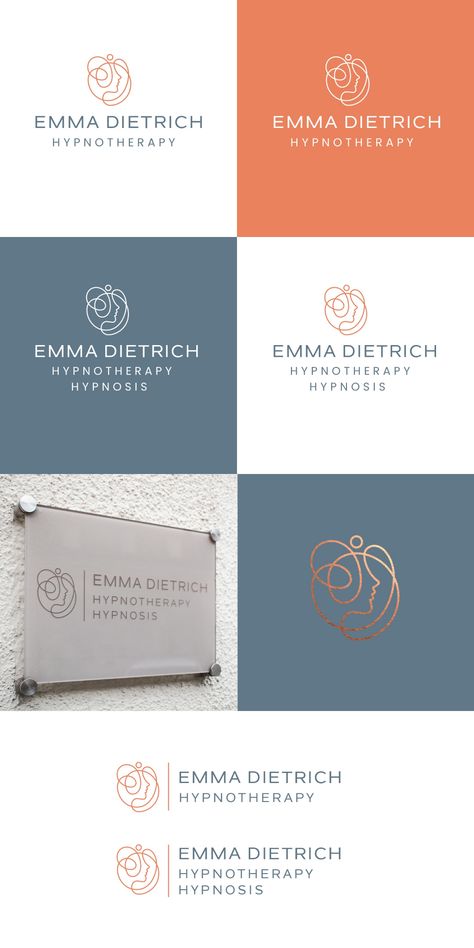 Beauty Doctor Logo, Therapist Logo Design Ideas, Logo For Psychologist, Logo Design Doctor, Medical Clinic Logo Design, Health Clinic Branding, Hypnotherapy Logo, Medical Logo Design Ideas, Psychology Logo Design Art