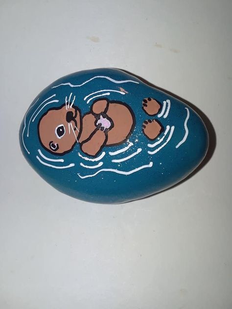 Turtle Rock Painting Ideas Easy, Tiny Rock Painting Ideas, Ideas Para Pintar Piedras Faciles, Cute Painted Rocks, Cool Rock Painting Ideas, Maus Illustration, Mini Toile, Pet Rock, Diy Rock Art