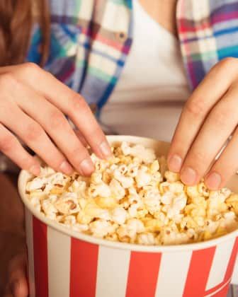 This Is the Most Popular Popcorn Recipe on Pinterest | Kitchn Graham Elliot, Movie Theater Snacks, Best Holiday Movies, Movies For Kids, Movie Theater Popcorn, Nutritional Yeast Recipes, Movie Popcorn, Holiday Movies, Yellow Foods