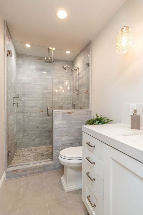 Restroom Remodel, Small Full Bathroom, Modern Bathroom Renovations, Full Bathroom Remodel, Small Bathroom Renovations, Bathroom Shower Design, Decor Baie, Bathroom Redesign, Bathroom Tile Designs