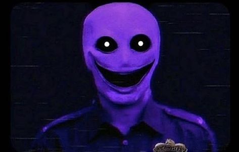 Creepy purple dude Purple Man, Creepy Dude, Fnaf Jumpscares, Creepy Core, Acid Art, Creepy Images, Animatronic Fnaf, Creepy Pictures, Horror Themes