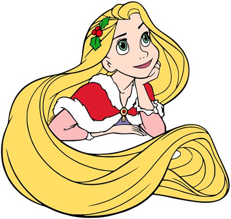 Clip art of Rapunzel dressed up for the holidays #disney, #disneyprincess, #rapunzel, #tangled, #christmas Disney Christmas Princess, Disney Christmas Characters, Rapunzel Christmas, Disney Princess Christmas, Rapunzel Characters, Michigan Outline, Disney Characters Christmas, Christmas Cartoon Characters, Princess Christmas